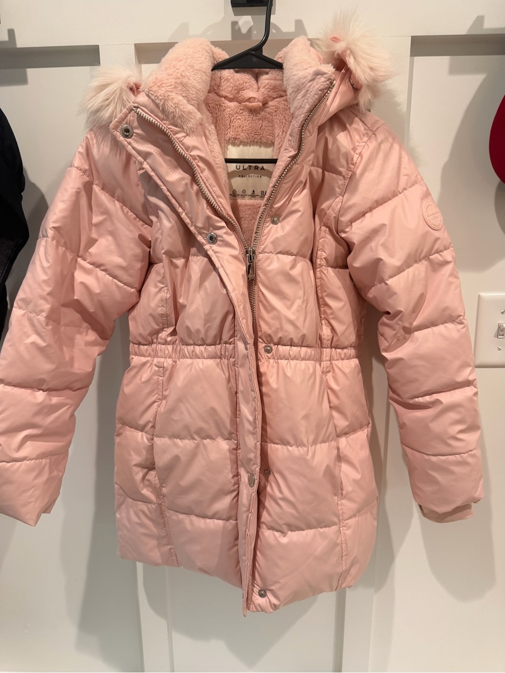 Abercrombie Kids Puffer Winter Coat - Pink